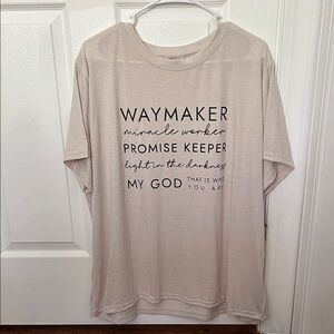 Waymaker Graphic T-Shirt - Cream